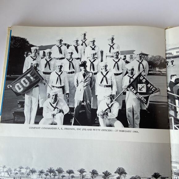 The Anchor United States Naval Boot Camp Album 1968 Annual Yearbook Vietnam Era - Picture 6 of 6